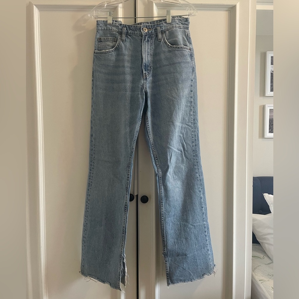 Pull&Bear Medium Wash Straight Leg Jeans